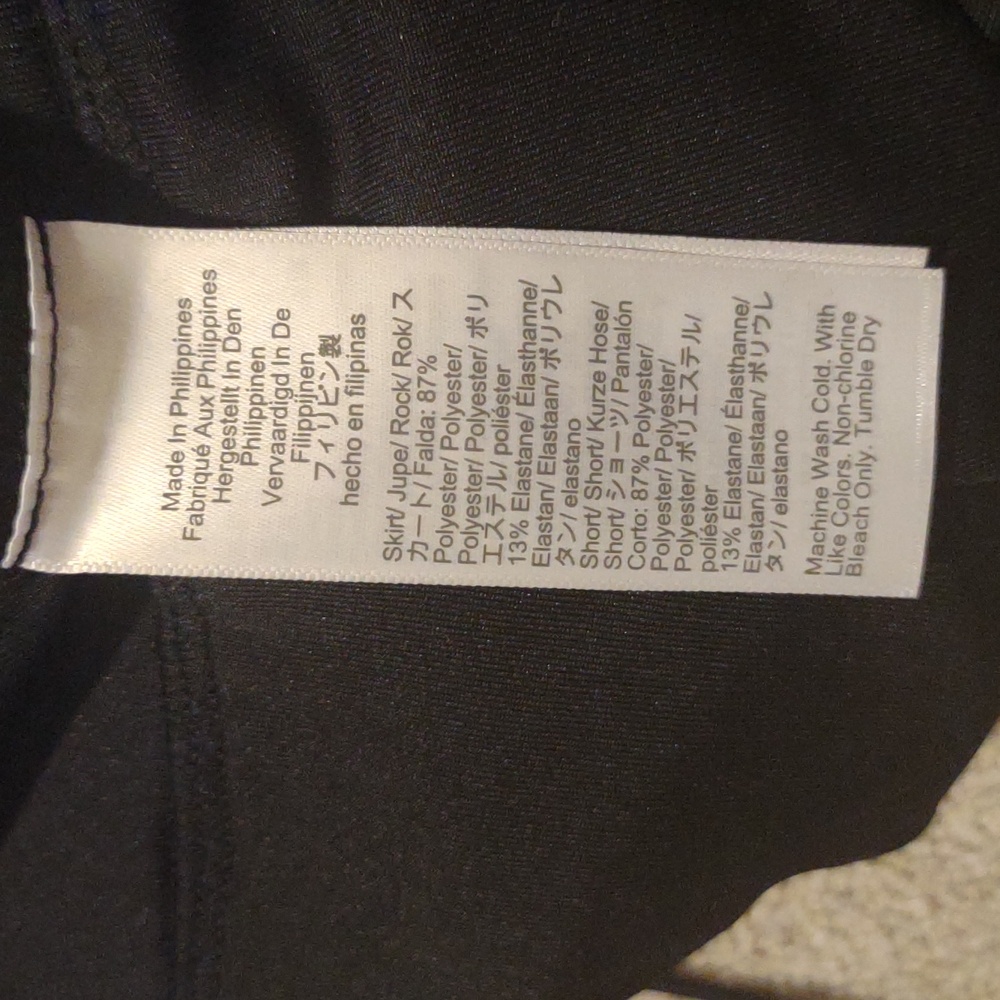 J Crew Women's Medium Black Sport‎ Skort - Picture 5 of 6